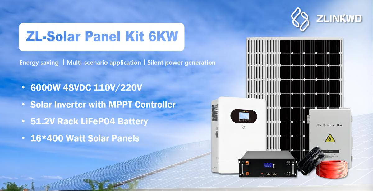 6000W solar system kit